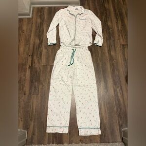 Petite Plume Women's Flannel Pajama Set in Après Ski XS